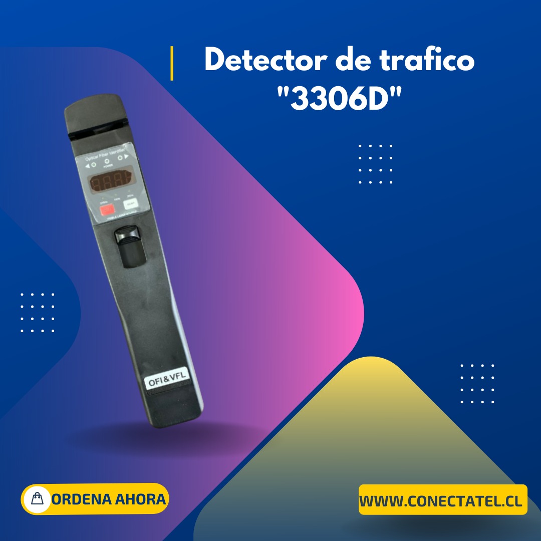 Detector de tráfico para fibra óptica