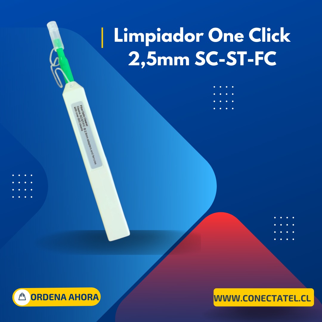 One click limpiador de conectores 2.5mm SC