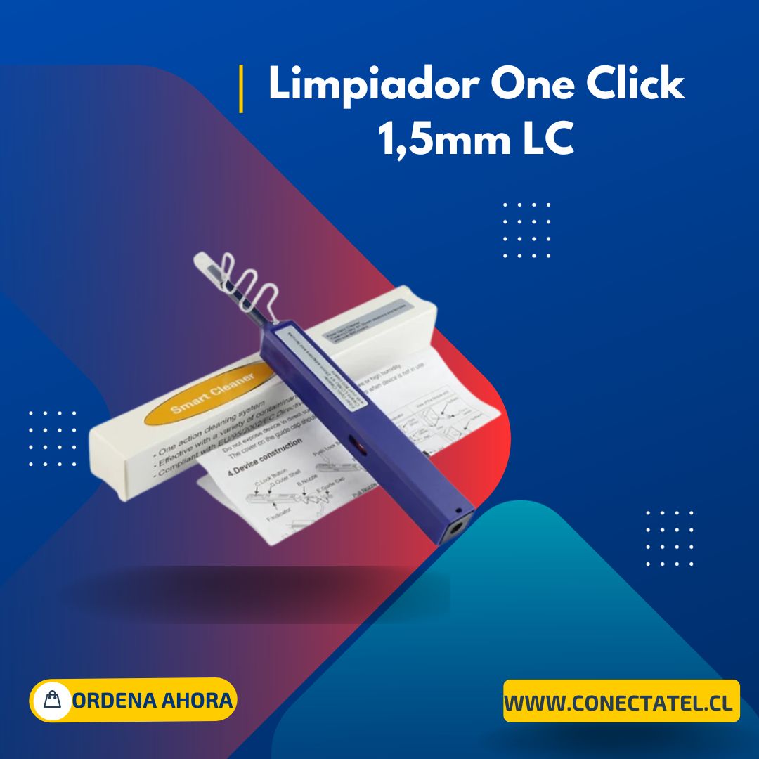 One click limpiador de conectores 1.25mm LC