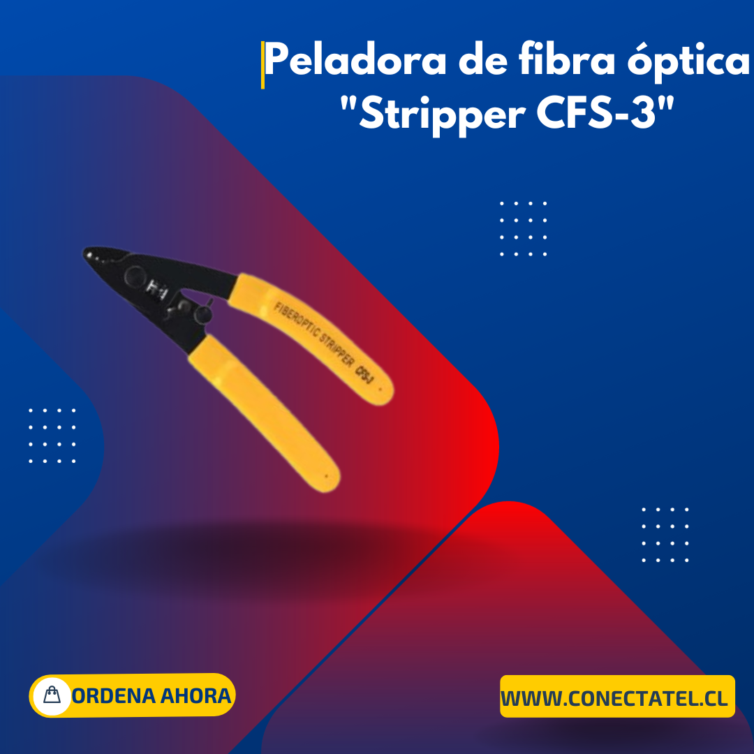 Peladora de fibra óptica de alta precisión CFS-3